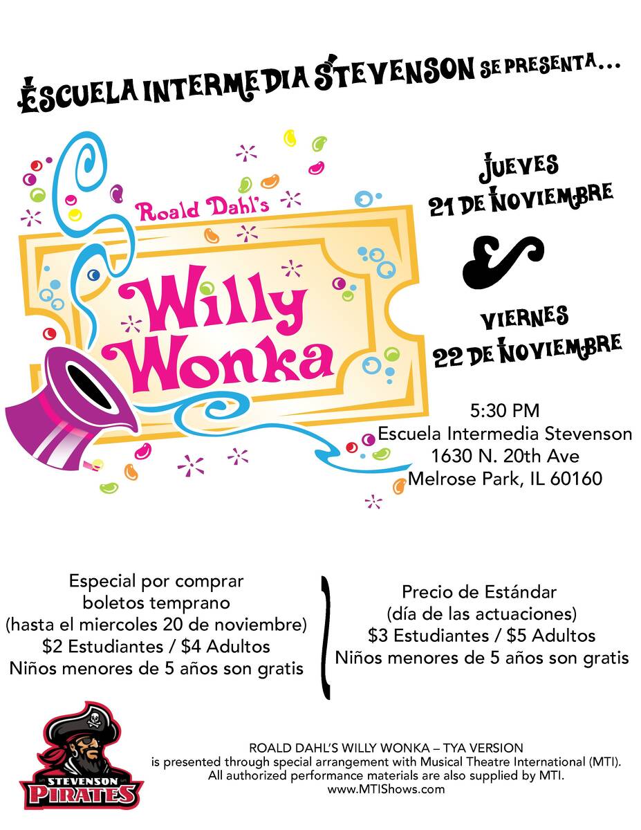 Willy Wonka in Spanish